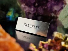 BOLEITE GEM DISPLAY NAME PLATE - EXHIBIT ARTIFACT LABEL-MUSEUM QUALITY, used for sale  Shipping to South Africa