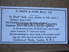 Vintage smiths dash for sale  CONSETT