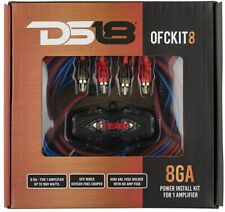 DS18 OFCKIT8 100% OFC COPPER 8 GAUGE GA CAR AMP INSTALLATION KIT RCA FUSE HOLDER for sale  Shipping to South Africa