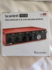 Focusrite Scarlett 18i8 3rd Gen USB Audio Interface, Unit in Perfect Condition for sale  Shipping to South Africa