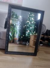 Black rococo mirror for sale  NORWICH