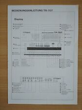 Roland 707 kurzanleitung gebraucht kaufen  Freiburg