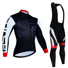 Conjunto de jersey de ciclismo manga longa mountain bike roupas de ciclismo respirável comprar usado  Enviando para Brazil