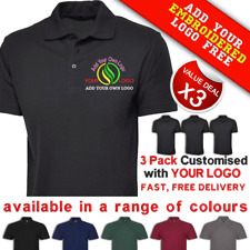 Custom embroidered polo for sale  BEDFORD