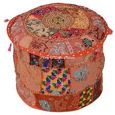 Vintage patchwork pouf for sale  Shipping to Ireland