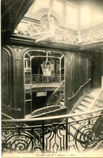 1910s postcard First Class Grand Staircase CGT passenger liner LA PROVENCE, used for sale  Shipping to South Africa
