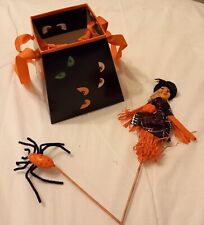 Halloween witch spider for sale  UK