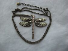 Dragonfly rhinestone pendant for sale  York