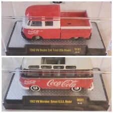 Coca-Cola Castline 1960 Volkswagen Double Cab Truck & 1962 Microbus Deluxe  comprar usado  Enviando para Brazil