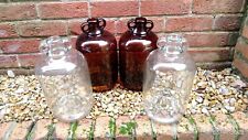 Gallon jars clear for sale  ASHBOURNE