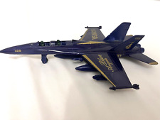 Avião de metal fundido Blue Angels da Marinha dos EUA F-18 Hornet brinquedo caça pull-back avião 9", usado comprar usado  Enviando para Brazil