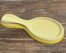 Suporte para utensílios de cozinha Le Creuset descanso colher cerâmica ombre gradiente amarelo vintage comprar usado  Enviando para Brazil