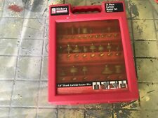 NICE 24 PIECE CARBIDE ROUTER BIT SET KIT  1/4" SHANK for sale  Shipping to South Africa