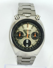 Relógio de pulso masculino automático Citizen cronógrafo Bullhead 8110A 67-9011 SSB N117, usado comprar usado  Enviando para Brazil