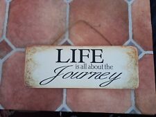 Wooden hanging plaque for sale  UK