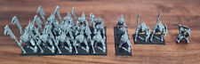 Lizardmen Saurus Warriors x20 incomplete Warhammer Fantasy Old World Plastic OOP, used for sale  Shipping to South Africa