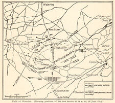 Battle waterloo. positions for sale  LONDON