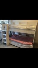 White wooden bunkbed for sale  LIVERPOOL