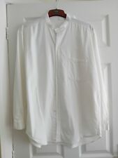 White grandad shirt for sale  SPALDING