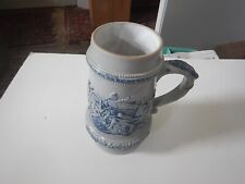 Antique Large Whites Utica stoneware German Beer Stein, Revoultion War Battle for sale  Shipping to Canada