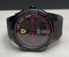 Relógio masculino Scuderia Ferrari Apex quartzo preto pulseira de silicone 44 mm, usado comprar usado  Enviando para Brazil