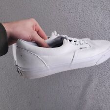 Usado, Sapatos masculinos Vans 13 brancos cano baixo lona skate casual comprar usado  Enviando para Brazil