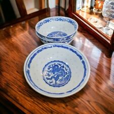 Vtg. chinese blue for sale  Shipping to Ireland