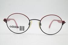 Usado, Vintage Brille ADIDAS by MASTERS A904 Rot Schwarz Oval Brillengestell eyeglasses comprar usado  Enviando para Brazil