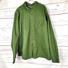 Gander Mountain Guide Series Men's Size 2XL Green Long Sleeve Button Down Shirt for sale  Shipping to South Africa