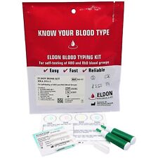Kit de teste de tipo sanguíneo kit de teste de grupo sanguíneo doméstico A, B, O Rhesus D Eldoncard - CE comprar usado  Enviando para Brazil