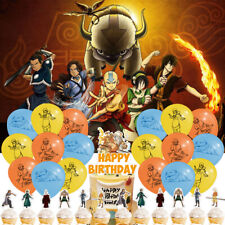 Avatar the last Airbender Party Supplies Birthday Set Balloon Cake Topper Banner for sale  Shipping to South Africa