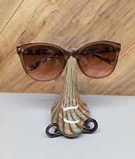 Vintage Art Glass Reading Glasses Holder Nose Paperweight Mustache 5" T for sale  Shipping to South Africa