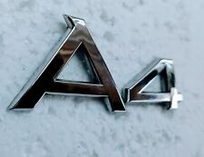 Audi A4Quattro 2013 cromado letra trasera insignia maletero emblema segunda mano  Embacar hacia Argentina