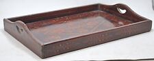 Antique Wooden Large Serving Tray Original Old Hand Crafted Fine Painted for sale  Shipping to South Africa