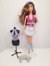 Raro✶2009~Mattel~Barbie Fashionistas~ Paquete de Moda de Estaca de Rodillos~Casi Completo segunda mano  Embacar hacia Argentina