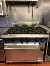 Blue Seal Cooker with Oven | 6Burner |Commercial | Natural Gas Serviced Cleaned6, used for sale  SEVENOAKS