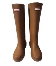 Hunter Killing Eve Limited Edition Tall Knee High Tan Boots Women’s 7 for sale  Shipping to South Africa
