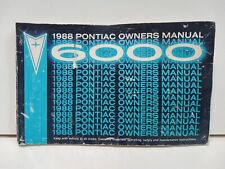 1988 pontiac 6000 for sale  Medford