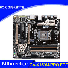 PARA GIGABYTE GA-X150M-PRO ECC 64GB USB 3.0 SATA3 PCI-E 3.0 Motherbroad Test ok comprar usado  Enviando para Brazil