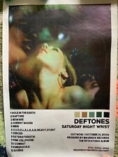 Deftones poster saturday for sale  Hartland