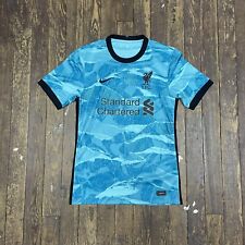 Usado, Camisa Jersey Nike LFC Liverpool Tamanho P Verde Azul Preta Masculina Poliéster Away 2020 comprar usado  Enviando para Brazil