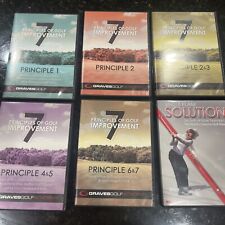 Usado, DVD completo Graves Golf Academy 7 Princípios de Princípio de Melhoria de Golfe + comprar usado  Enviando para Brazil