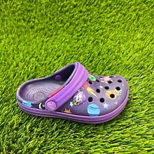 Crocs Clásicos Zuecos Bebé Talla 7C Púrpura Caminar Cómodas Sandalias Sin Cordones Zapatos segunda mano  Embacar hacia Argentina
