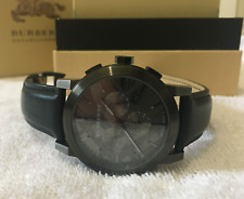 Relógio masculino Burberry Bu9364 The City mostrador cinza escuro couro cronógrafo comprar usado  Enviando para Brazil