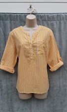 Shirt blouse yellow for sale  STOKE-ON-TRENT