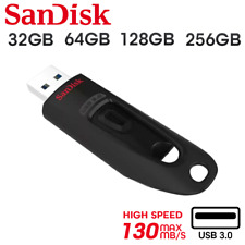 Pen drive flash SanDisk Ultra USB 32GB 64GB 128GB 256GB 3.0 backup memory stick, usado comprar usado  Enviando para Brazil