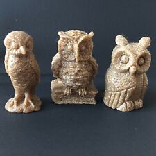 Resin owls 3 d'occasion  Expédié en Belgium