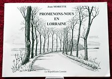 Jean morette promenons d'occasion  Folschviller