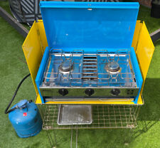 Used, Portable Camping Stove with Grill (2x Butane Gas bottle included) for sale  BOURNEMOUTH