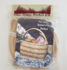 Usado, Kit de cesta Blue Ridge cesta oval Krista, aberta, não usada, 1985, 14 x 15 x 9 comprar usado  Enviando para Brazil
